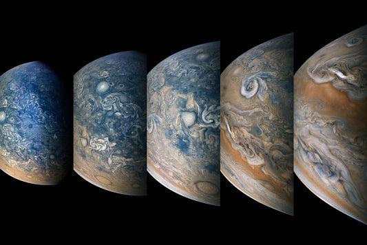 Time-lapse Sequence of Jupiter's North